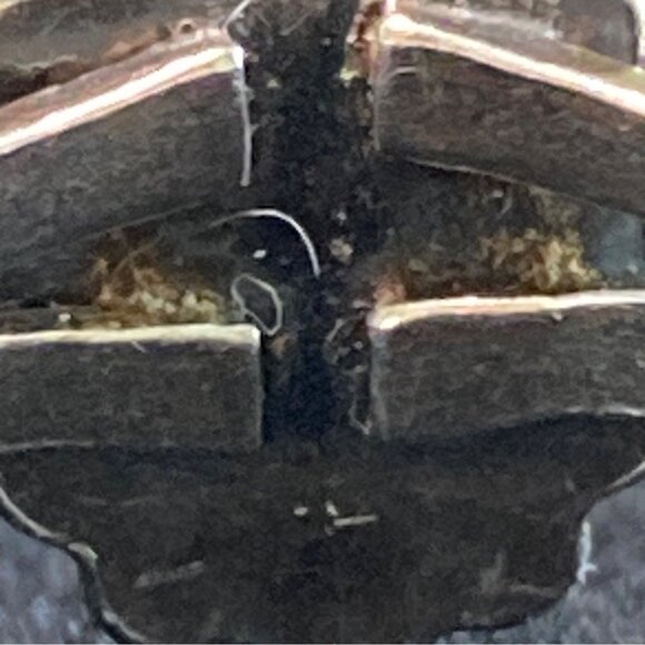 Ring Turquoise 1960s Bell Trading Post Size 4 Vintage Jewelry Sterling Silver St - Picture 6 of 14